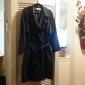 Chico's denim trench coat